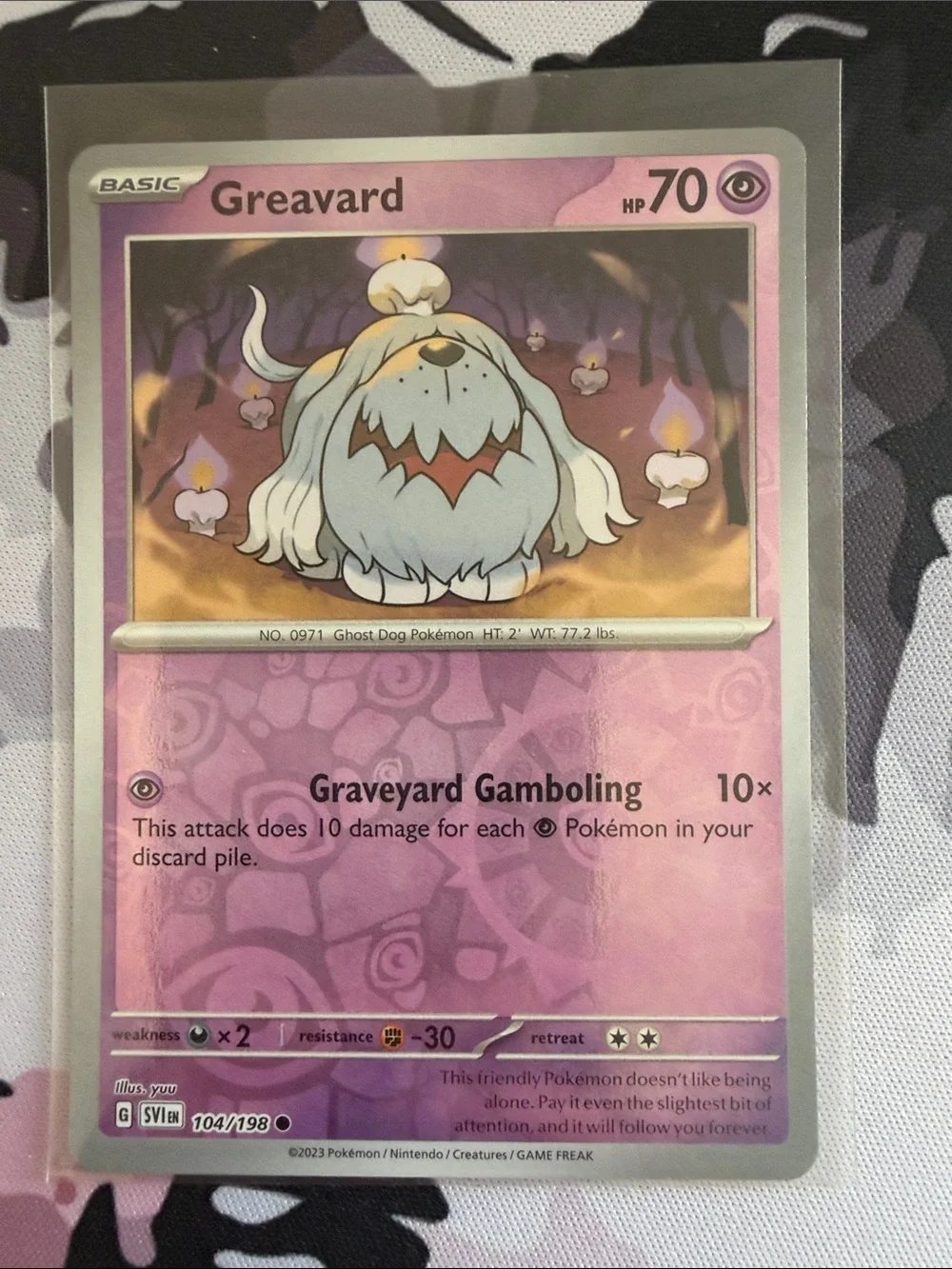 Greavard & Houndstone Evolution Lot | 5 Cards | Reverse Holo | Pokémon ✨5/$25✨